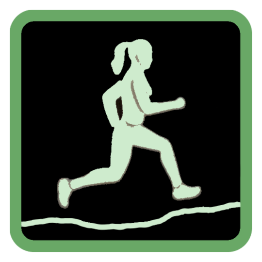 pigtogram běžec - rukavice 1