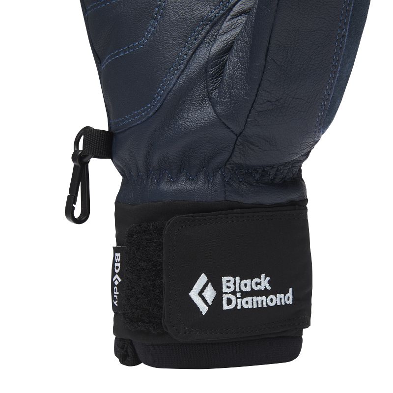 Black Diamond Womens Spark Mitts - Barva: Charcoal - Belay Blue, Velikost: S