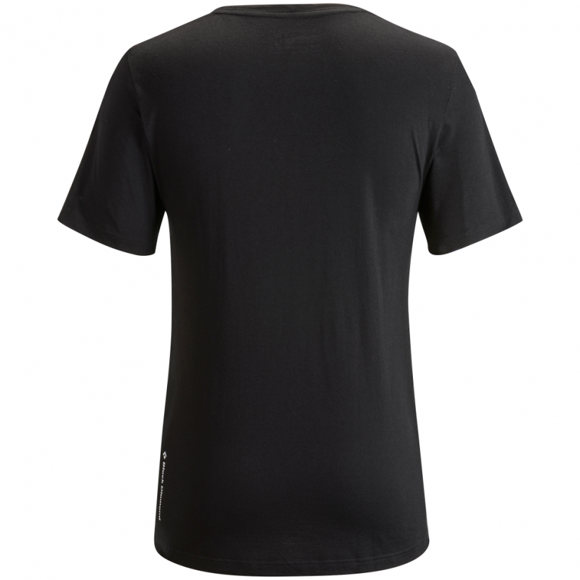 Black Diamond Spaceshot Tee Men's T-Shirt Black - Velikost: S