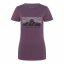 Black Diamond Rise and Climb Women's T-shirt Mulberry - Velikost: S