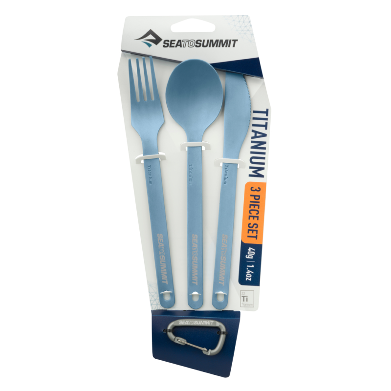 Sea to summit Titanium Cutlery Set 3pc (Knife, Fork and Spoon) 2