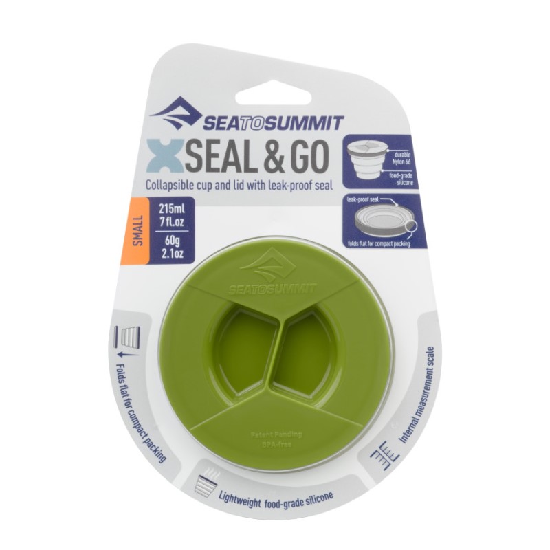 Sea to summit X Seal & Go Small 215ml Olive 2