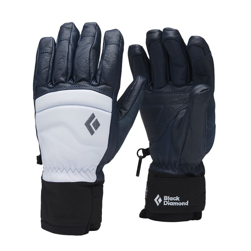 Black Diamond Womens Spark Gloves - Barva: Charcoal - Belay Blue, Velikost: L