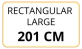 Rectangular Large (délka 201 cm)