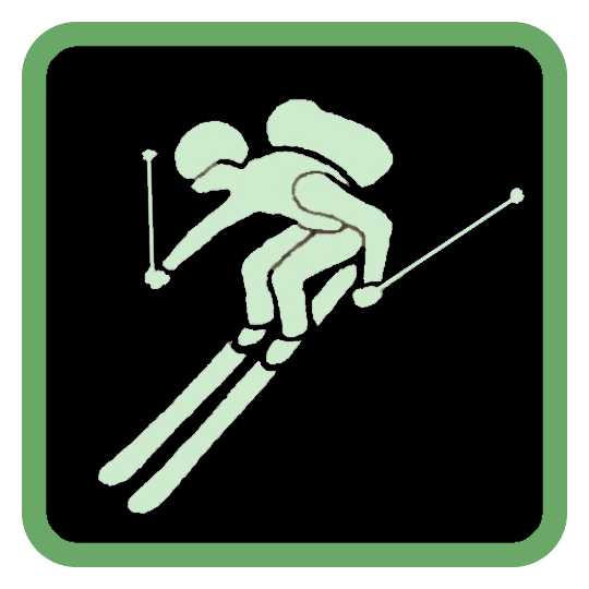 pigtogram lyžař - rukavice 40